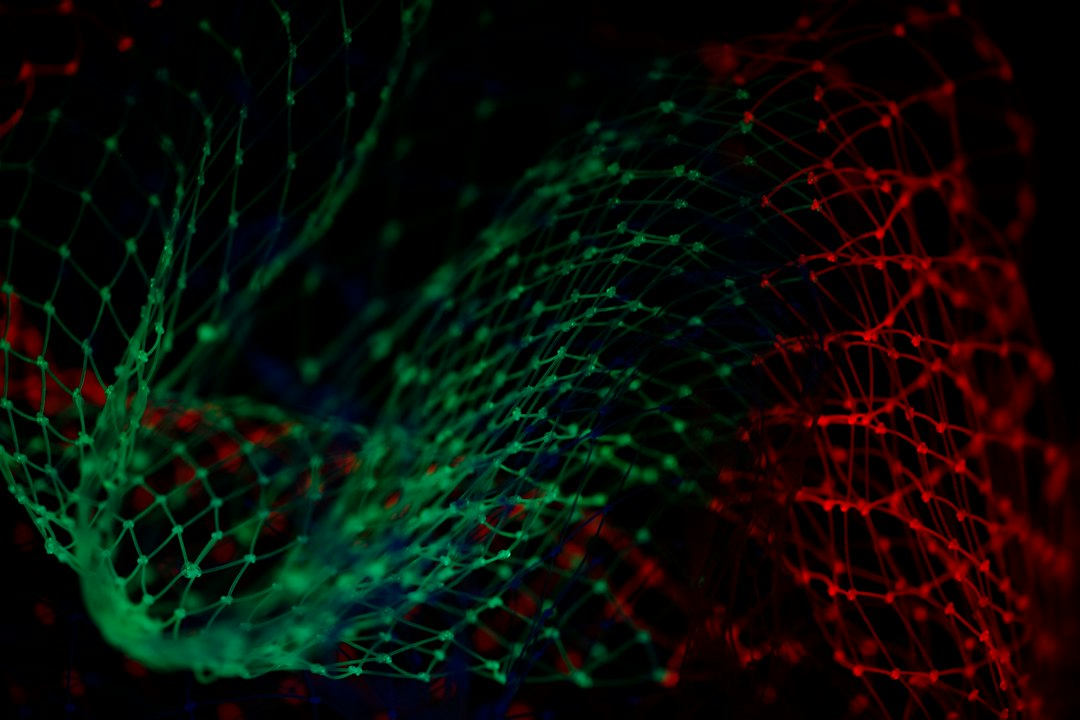 Illuminated data board representing machine learning and data processing